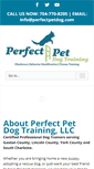 Mobile Screenshot of perfectpetdog.com